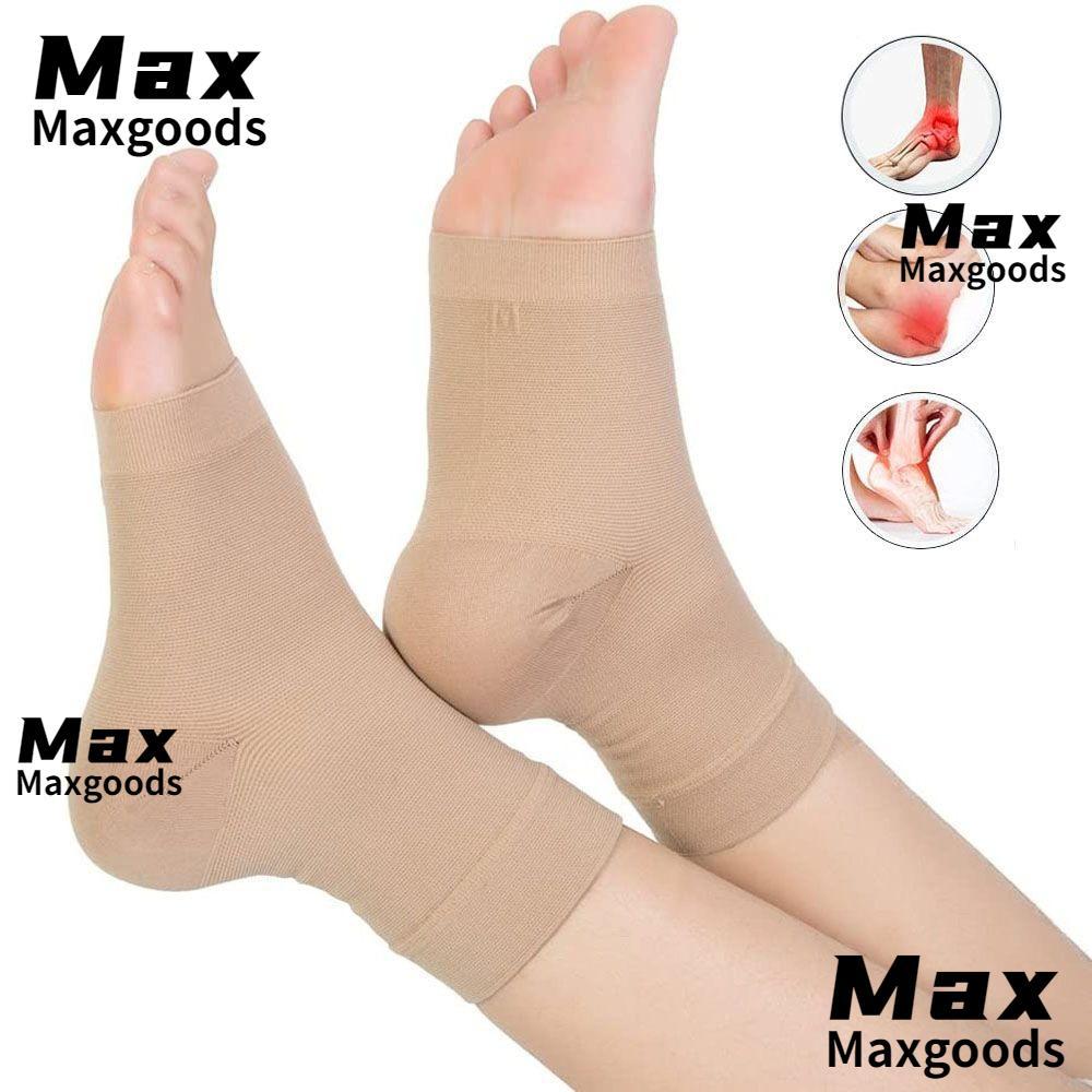 MAXG Plantar Fasciitis ถุงเท้าบรรเทาอาการปวด 1 คู่การบีบอัดแขนส้น Pads รองเท้าอุปกรณ์เสริม Eases บวมถุงเท้าการบีบอัด