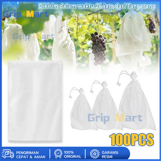 100pcs Pembungkus Buah Tembus Pandang Fruit Cover Anggur Transparan Waterproof 20 x 30CM