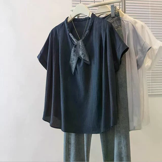 ส่งไวจากไทยBreezeS-4XL พลัสขนาดเกาหลีหลวมแขนสั้นเสื้อยืดผู้หญิงฤดูร้อนใหม่หลวมเสื้อยืดฤดูร้อนสำหรับสุภาพสตรี