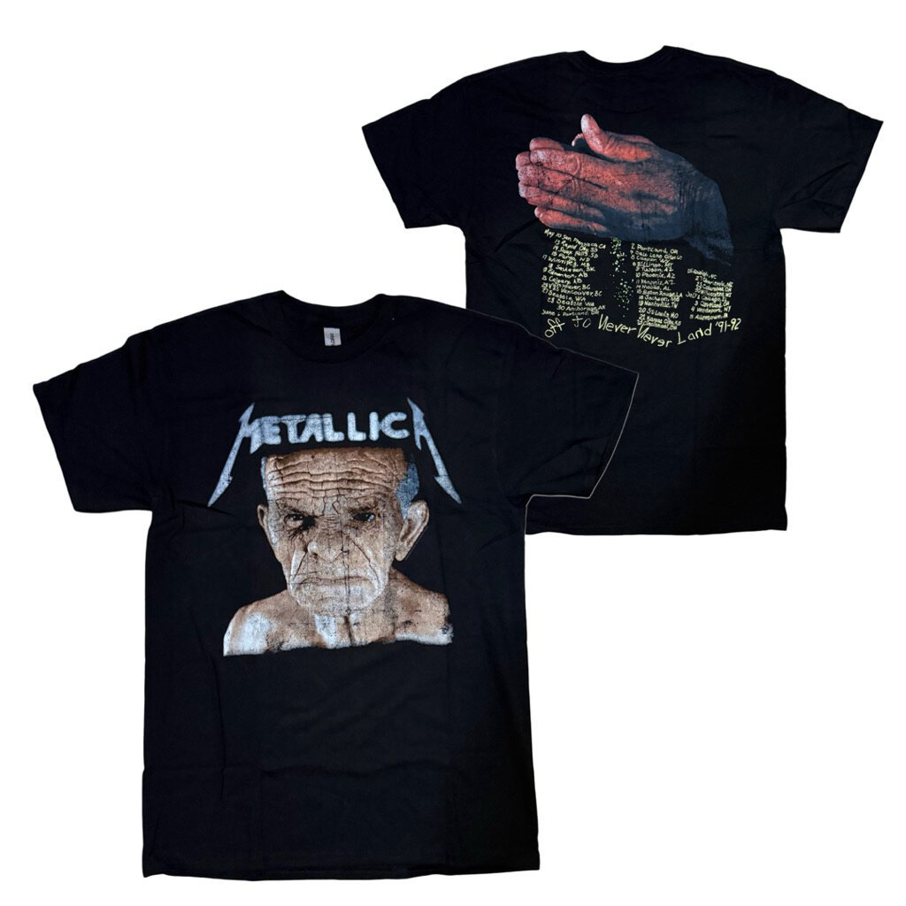 เสื้อวง METALLICA : NEVERLAND (BLACK) T-SHIRT ลิขสิทธิ์แท้ UK