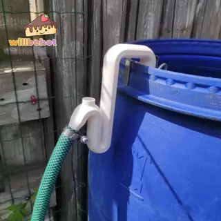 [Willbehot-t] Self Priming Siphon ท่อเจาะล้นท่อระบายน้ําอัตโนมัติและเติม Rainwater Transfer Overflow เครื่องมือสวนท่อตะขอ [ใหม่]