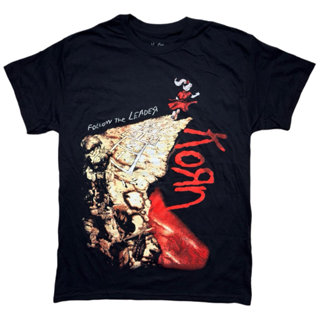 เสื้อวง KORN : FOLLOW THE LEADER ALBUM COVER (ลิขสิทธิ์แท้ U…