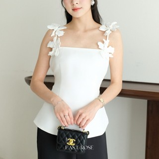[EastRose] Inari Top | Top Wanita | Korean Top | Thick Cotton Top