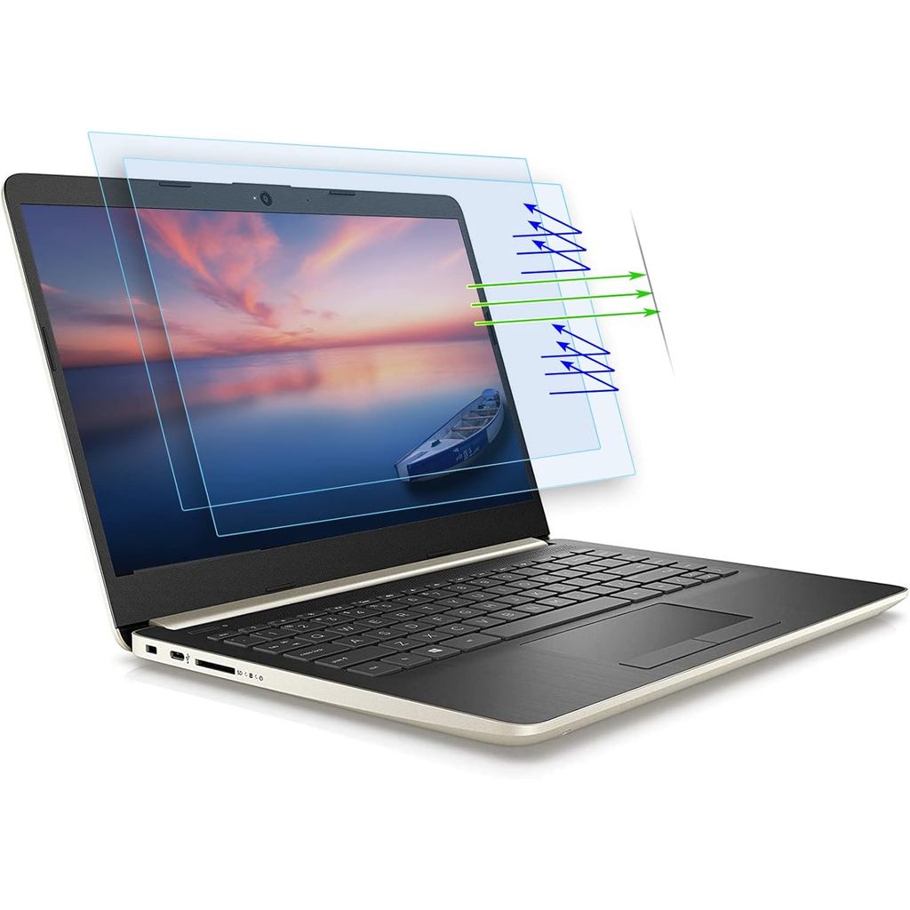 (2PCS Pack) HP 14 นิ้วแล็ปท็อปป้องกันหน้าจอ Anti Blue Light Glare สําหรับ HP 14 "แล็ปท็อป/HP Pavilio