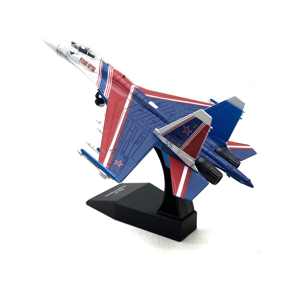 1/100 SU 35 Super Side SU-35 Fighter จําลองเครื่องบินทหารเครื่องประดับ