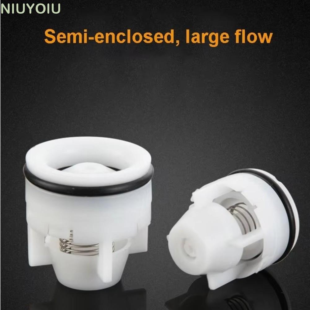 NIUYOMY แกนวาล์วแบบไม่กลับ, ปลั๊กด้านในพลาสติก Universal Fit Check Valve Core, ท่อประปา One-Way Flow DN8/10/12/14/15/16/20 One-Way Valve Core มิเตอร์น้ํา
