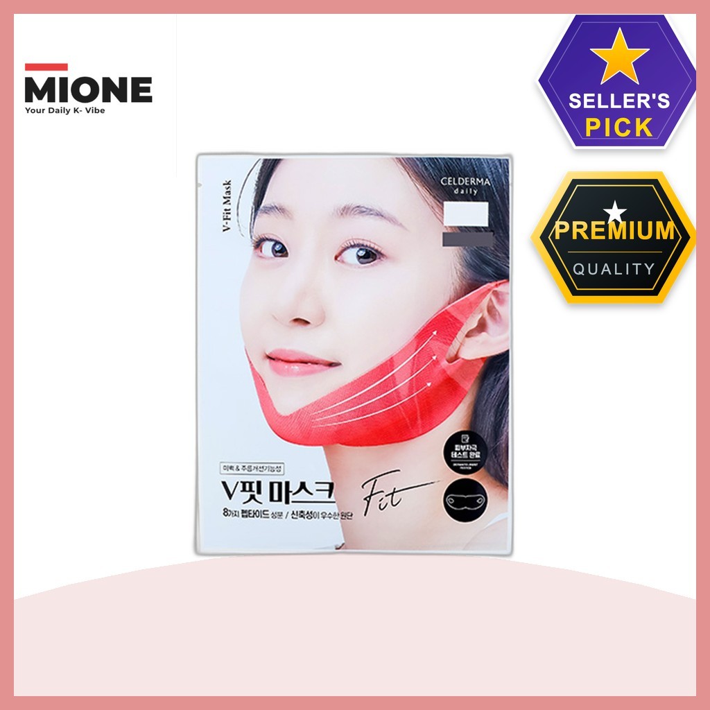 [daiso] Cellderma Daily V-Fit Mask, 13g, 1pc / Korean V-Fit Mask / Contouring Effect / ของแท้ 100% โ