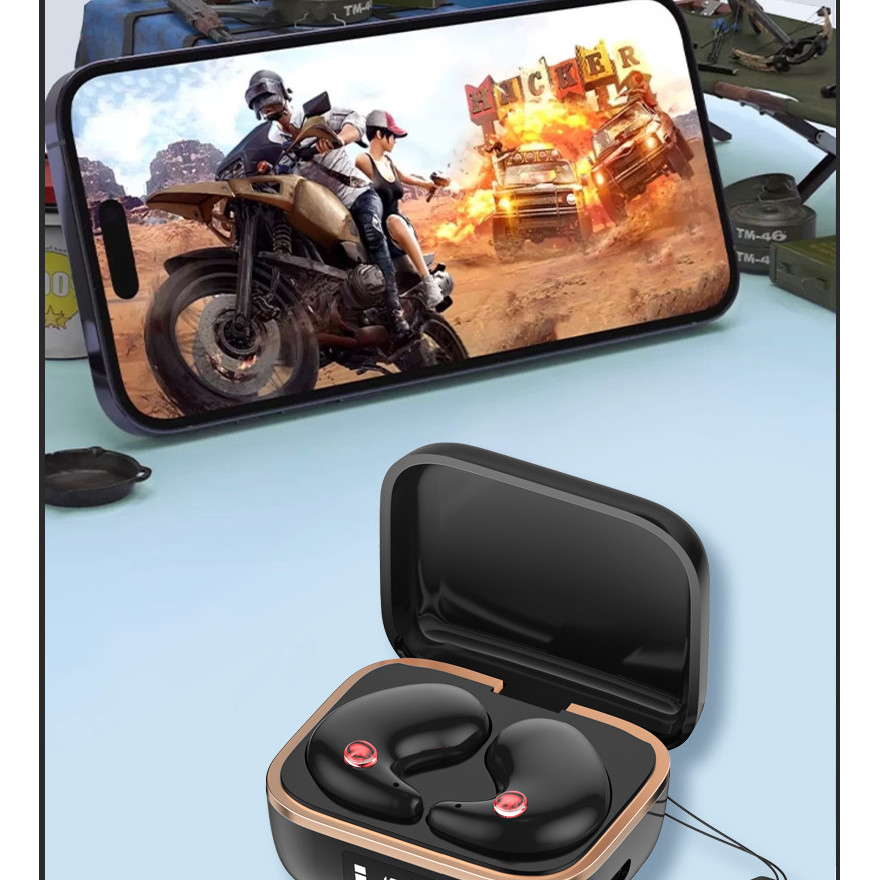 หูฟังบลูทูธสำหรับการนอนหลับ J11|หูฟังอินเอียร์ขนาดเล็กตัดเสียงรบกวน|กีฬาที่มีอายุการใช้งานแบตเตอรี่ย