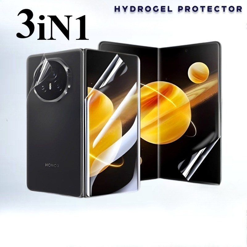 1-2PCS Full HD Clear Hydrogel ฟิล์มโทรศัพท์แบบพับได้สําหรับ Honor Magic V6 V5 V3 Vs3 Anti-Fingerprint ป้องกันหน้าจอสําหรับ Honor Magic Vs Ultimate V2 Vs2 RSR V ฟิล์มนุ่ม