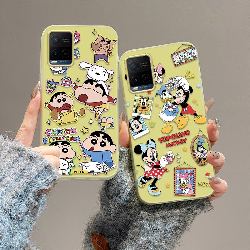 Vivo y21 case vivo y21s y21t y33s y33t case เคสโทรศัพท์เยลลี่ป้องกันการตก