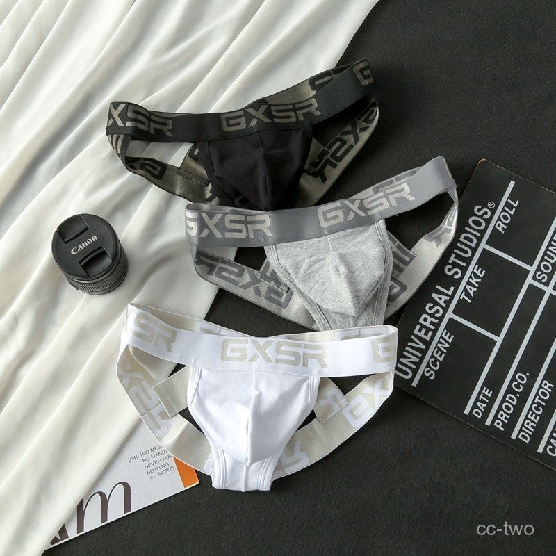 🔥ใหม่ๆ🔥กางเกงในชายsexy GXSR รุ่นJockstrap ผ้าฝ้าย (พร้อมส่งในไทย)