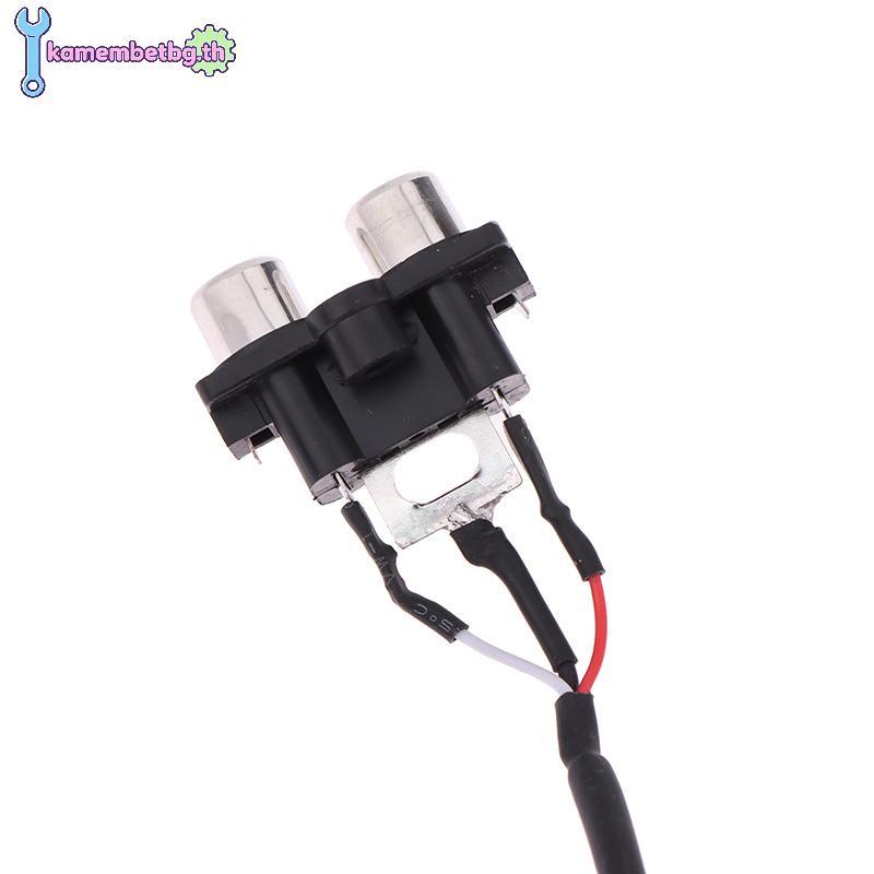 Kamembetbg 30 ซม.สัญญาณสาย 2 RCA TO XH2.54 มม.-3PIN อินพุตเสียง Soet ขยายสัญญาณอินเทอร์เฟซสําหรับเครื่องขยายเสียงแผง TH