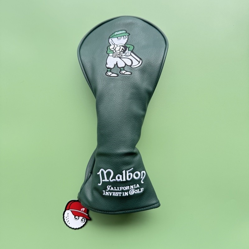 ปลอกคลุมหัวไม้กอล์ฟ Headcover กันกระแทก กันรอย หนัง PU คุณภาพสูง สำหรับไม้กอล์ฟหลายขนาด  GT032	