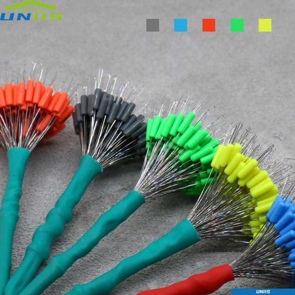 UNIIS 200 ชิ้นถั่วยาง, Line Tackle อุปกรณ์เสริมลอยตกปลา Bobber Stopper, ทนทาน 6 ขนาดสูง Concentriccity Space Beans Lakes Rivers Sea