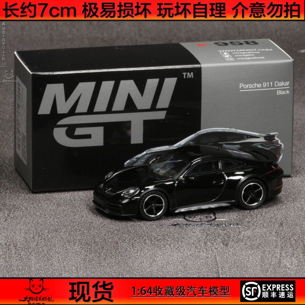 MINIGT Porsche 911 Dakar Dakar Dakar Alloy Closed 1/64 รถรุ่นสามารถผลักดัน
