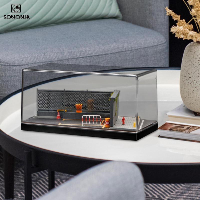 [SONONIA] 1/64 Parking Lot Display Case Show Case Protection Collection Mini Model Cars