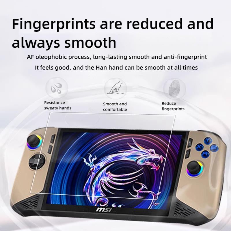 เหมาะสําหรับ MSI claw8AI + มือถือ AR Drop Reflection เพิ่มไดอะแฟรม claw8ar HD ฟิล์ม 27 ซม.เกมคอนโซลฟ