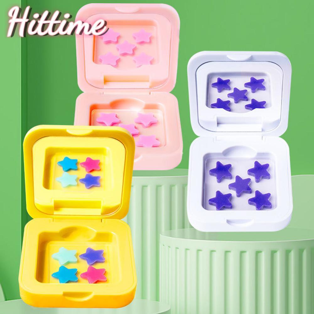 HITTIME Star Design Pimple Patch กระจกแต่งหน้าสีสันสดใส Hydrogel Blemish คอนซีลเลอร์สิว Spot Treatme