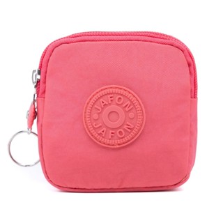 กระเป๋าใส่เหรียญ ผ้าแคนวาส กันน้ํา ทนทาน พร้อมพวงกุญแจ สําหร…