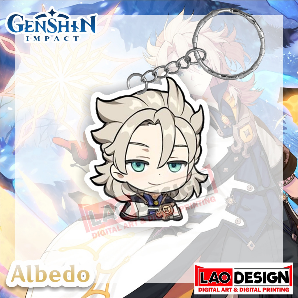 Gantungan Kunci ALBEDO Genshin Impact - Gantungan Kunci Genshin Impact -