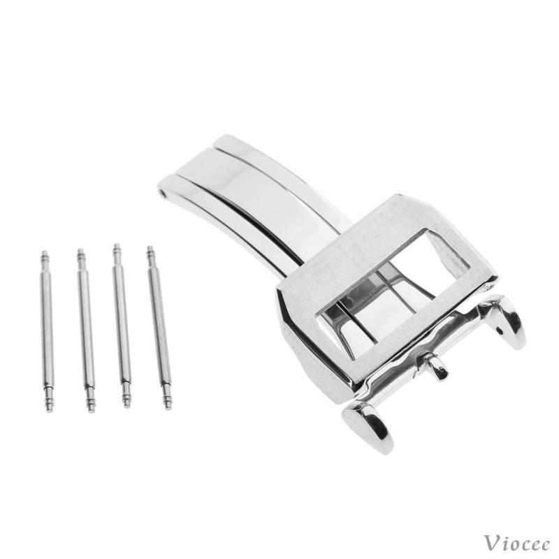 Viocee Easy-to-use Buttons Butterfly Clasp Foldable Strap 18mm - 22mm