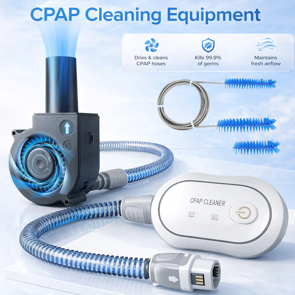 เครื่องทําความสะอาด CPAP แบบพกพาเครื่องกําเนิดโอโซน Sanitizers และเครื่องท่อ CPAP สําหรับ 22 มม. 15 มม. CPAP ท่ออุปกรณ์ทําความสะอาด