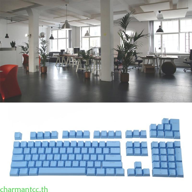Charmantcc 104 ชิ้น ABS โปร่งแสง Keycap OEM Profile Backlit Keycap สําหรับคีย์บอร์ดแบบกลไก