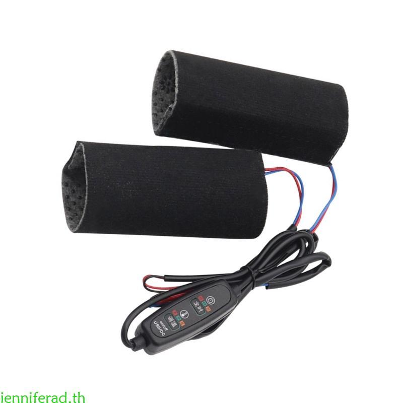 Jenniferad Bikes รถจักรยานยนต์และ ATVs ปรับอุณหภูมิได้ Heated Grips สําหรับระบบ 9-15V ขี่ยาว Anti Sl