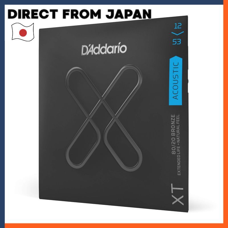 D'Addario Acoustic Guitar Strings XT Coated 80/20 Bronze Model XTABR