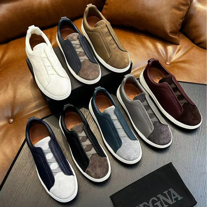 YLEE Zeg Jenny's Home Men's Shoes2024Spring new breathable sports casual shoes, men's canvas flat sh