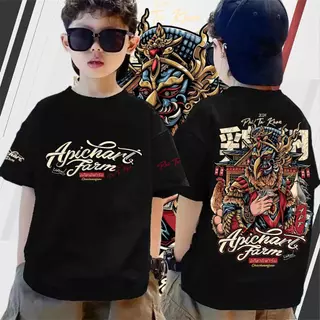 [COD] พร้อมส่ง เสื้อผีตาโขน เสื้อยืดเด็กอภิชาติฟาร์ม พิมพ์ลาย ใส่ได้ ทั้ง ชาย ใส่สบาย+New เสื้อผ้าเด็ก เสื้อยืด เสื้อแขน
