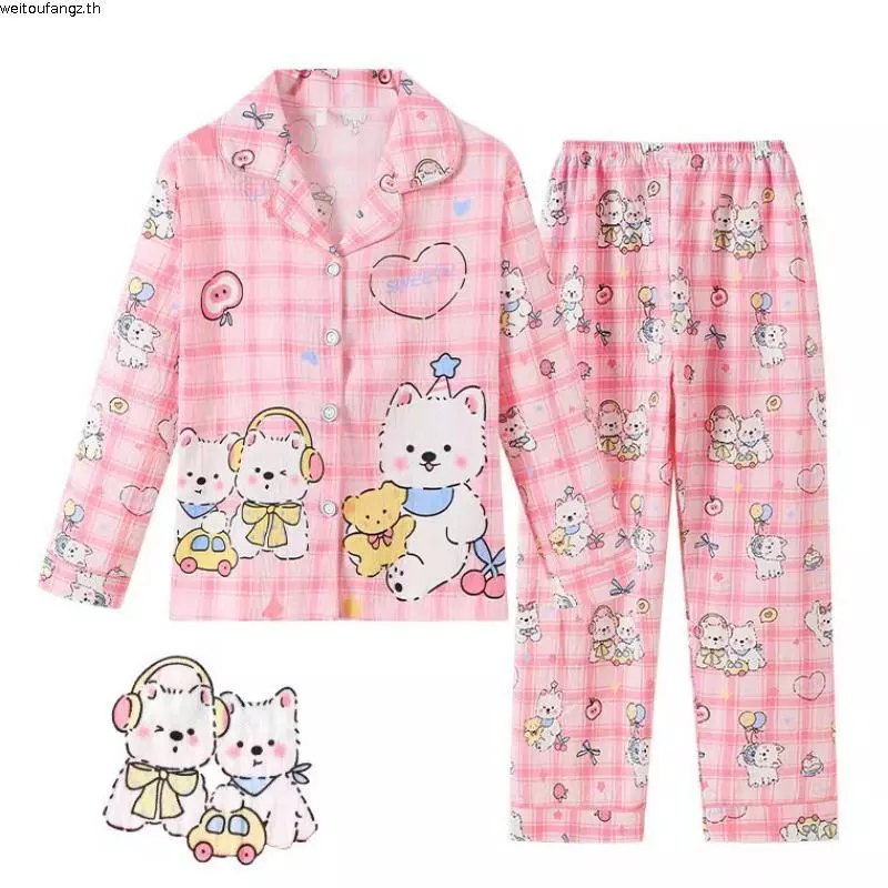 FAIRY_BABYชุดนอนเด็กผู้หญิง 10 ขวบ ชุดนอนเด็ก ชุดนอนคิตตี้ ชุดนอนมายเม ชุดนอนเด็กโต ผู้หญิง 10 12 ปี ชุดนอนชินนาม่อนโรล ชุดนอนแขนยาว ชุดนอน ชินาม่อน ชุดนอนเด็กแขนยาว ชุดนอนคุโรมิ ชุดนอนเด็กหญิง ชุดนอน sanrio ชุดนอนคุโรมิเด็กผู้หญิง ชุดนอนแขนยาวขายาวเด็ก