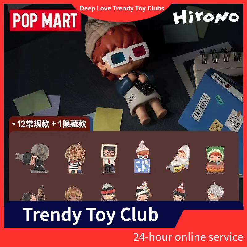 P POPMART POPMART Ono Hirono เรือนกระจก Mimosa Series รูป Mystery กล่องของเล่นของขวัญเครื่องประดับ