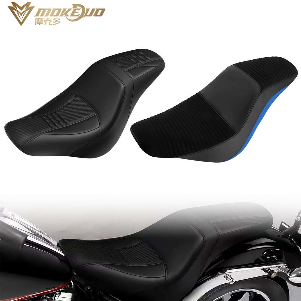เหมาะสําหรับ Harley Soft Tail Luwei ST Lexus Gliding Modified Driver Passenger Conjoined Cushion Int