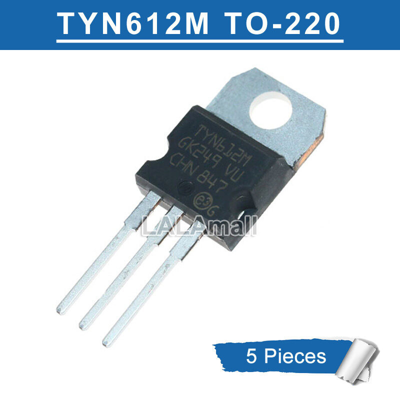 5 ชิ้น TYN612M TO-220 TYN612MRG 600V/12A SCR ใหม่เดิม