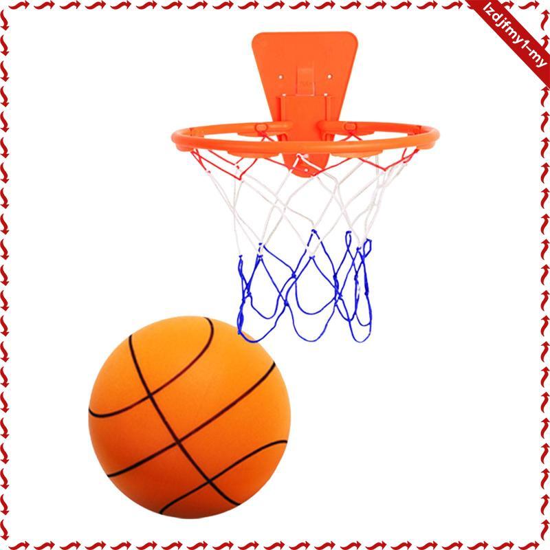 Leipupa Silent Basketball with Hoop Foam Basketball Party Favors Education Patting Ball Indoor Quiet