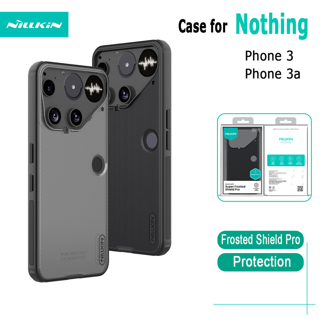 สําหรับ Nothing Phone 3a Case Nillkin Super Frosted Shield Pro Anti ลายนิ้วมือกันกระแทกฝาหลังสําหรับ