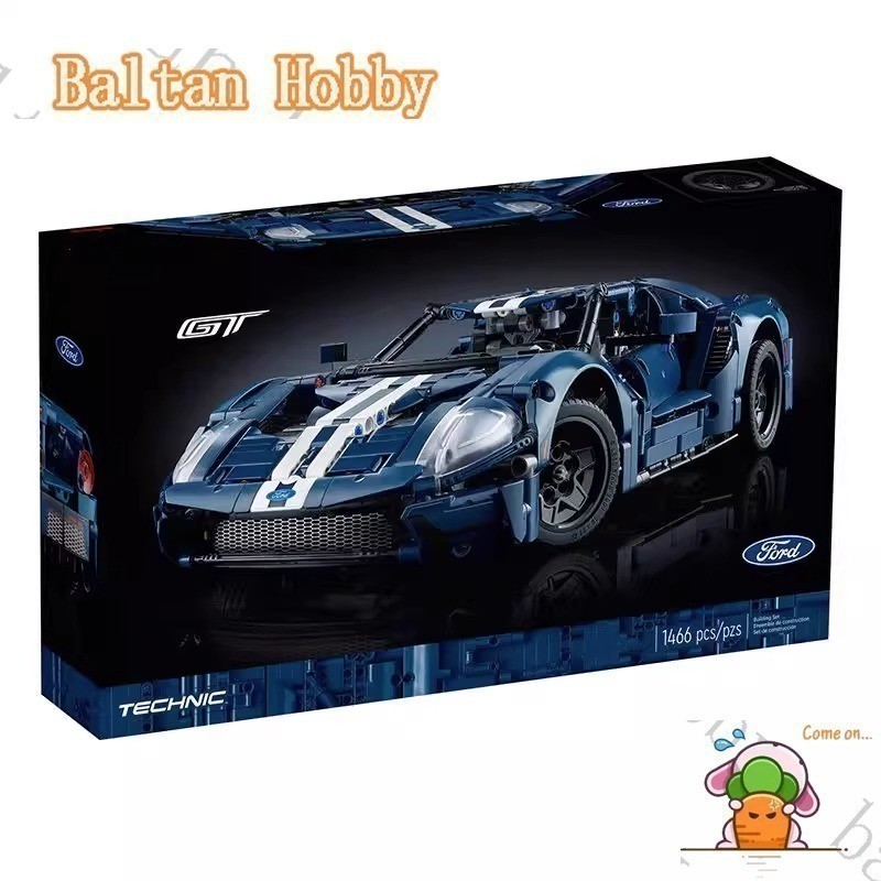 Dark ZAGIของเล่นAZ1Xเข้ากันได้กับ42154 GT 2022 Ford GT Building Blocks Building Blocks ET8C