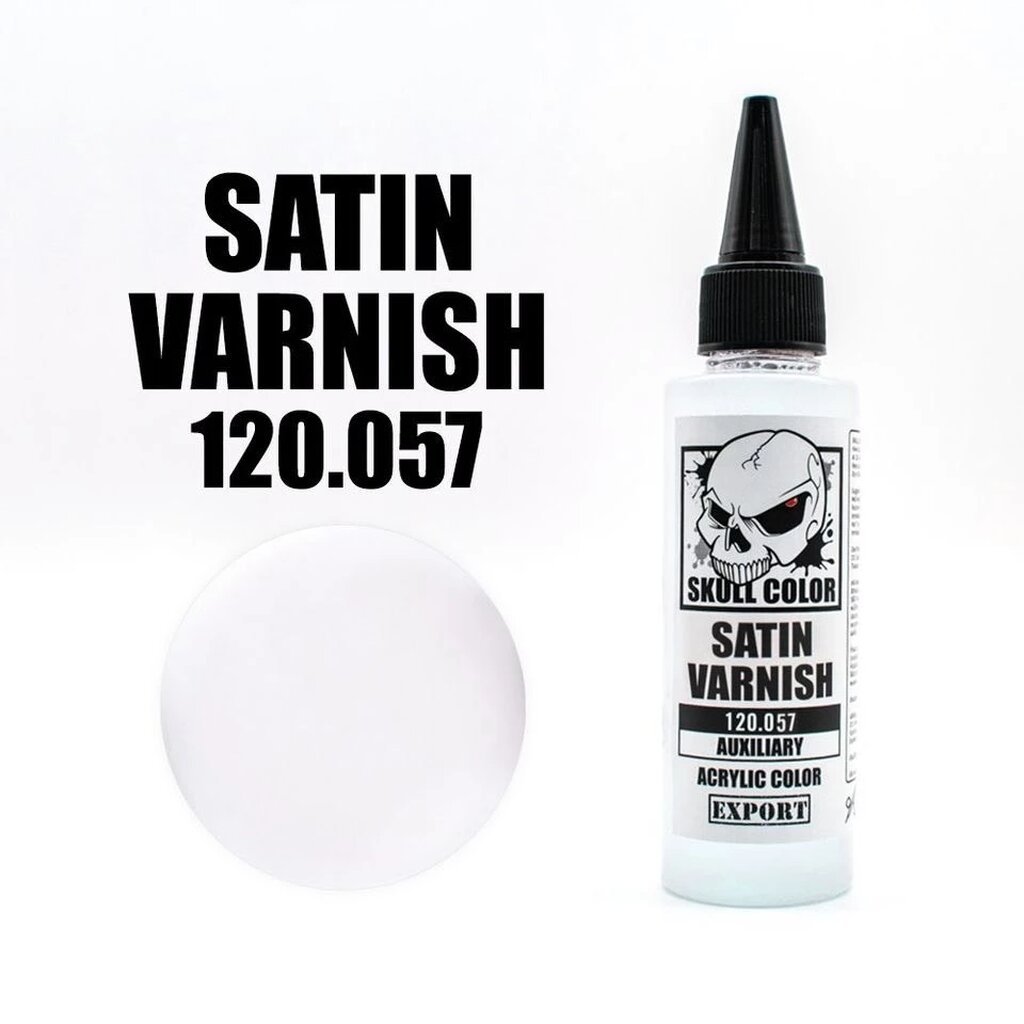 SKULL COLOR 120.057 SATIN VARNISH COLOR 60ML (AUXILIARY) สีอะครีลิกสำหรับพลาสติก โมเดล VCA GUNDAM