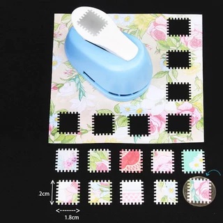 🚀ส่งจากไทย🚀 2PCS ใหม่แสตมป์รูปร่าง Craft Punch ลายนูนเครื่อง Square Hole Punch ฟัน Puncher Embosser Handmade สมุดภาพอุปกรณ์