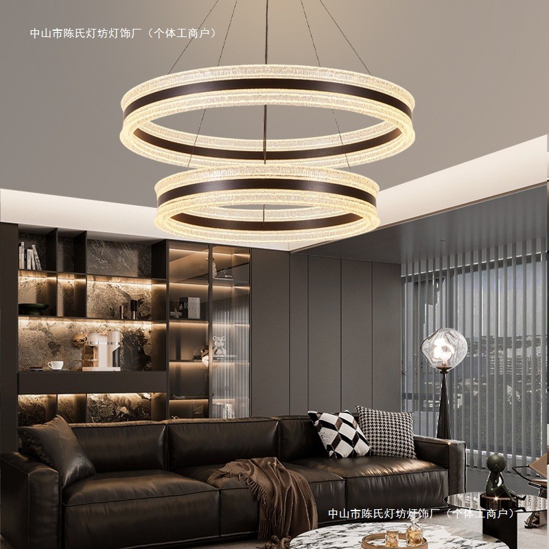 Living Room Chandelier Italian Style Light Luxury Minimalist Home Decor Lighting2025New Year's New L