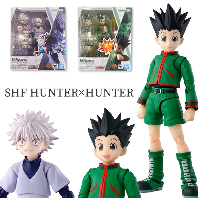 SHF Hunter X Hunter GON·FREECSS Model Collection Killua Zoldyck Movable Joint Action Figure