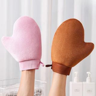 ถุงมือสำหรับทาครีม ผ้ากำมะหยี่ ซักทำความสะอาดได้ และสามารถนำกลับมาใช้ซ้ำได้ A00260