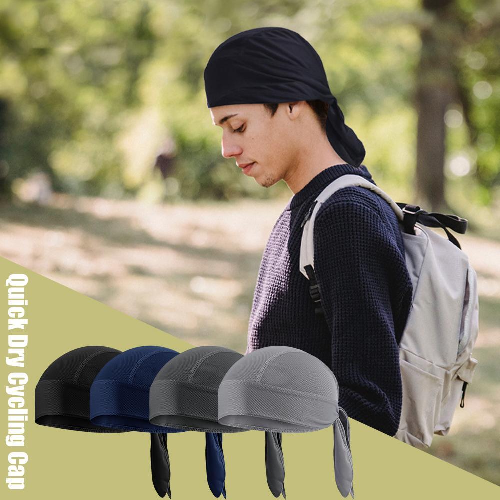 หมวกโจรสลัดขี่จักรยานกลางแจ้งแห้งเร็วผ้าโพกหัวกีฬาการดูดซึมผ้าโพกหัวโจรสลัดดวงอาทิตย์ Perspiration M