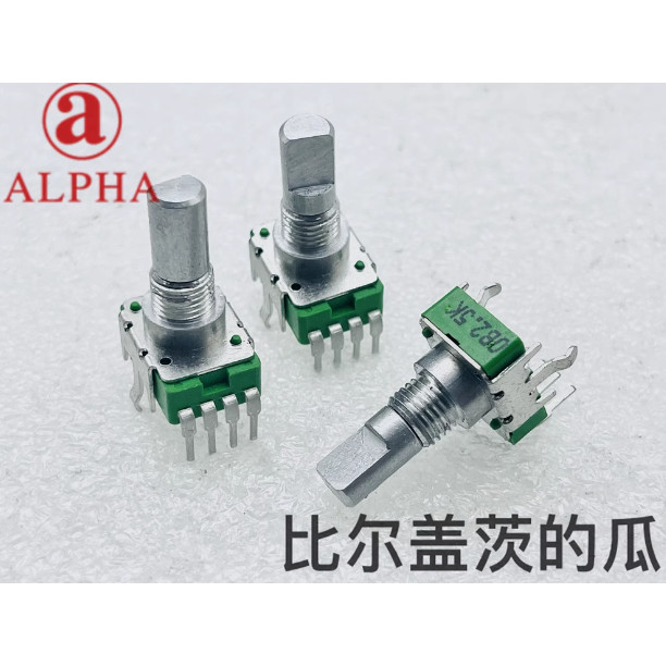 1PCS ไต้หวัน ALPHA BOSS GT10 ปริมาตร effector 0B2.5k potentiometer 4 ฟุตแนวตั้ง 360 ° การหมุน