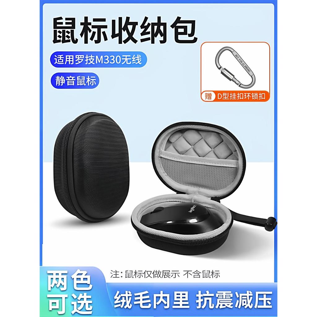 เหมาะสําหรับ Logitech M330 M750 M650 M720 กระเป๋าเมาส์ไร้สายกล่องเก็บแบบพกพา Hard Shell เคสป้องกัน M