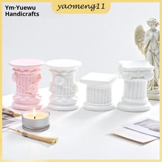 YM โรมันเสาคอลัมน์กรีกรูปปั้นแท่นเชิงเทียนหุ่นประติมากรรมบ้า…