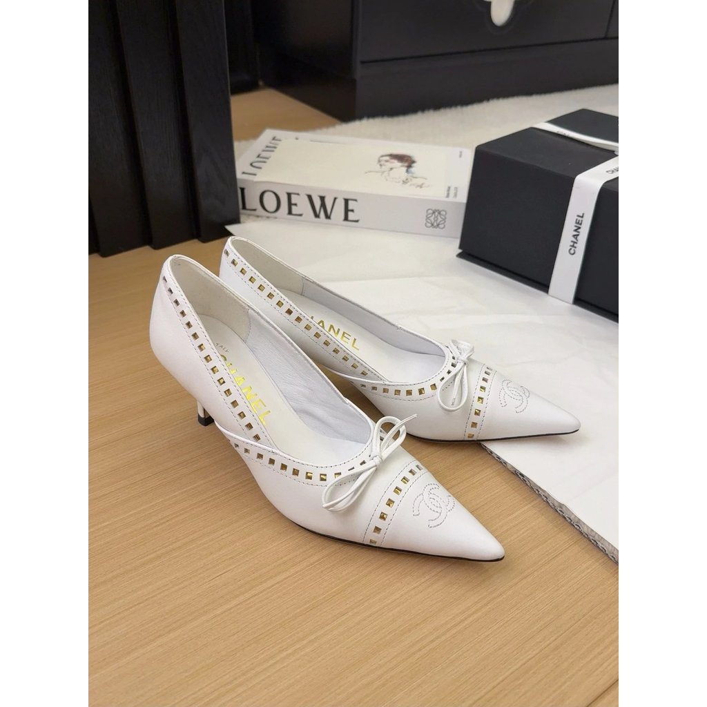 รองเท้าส้นเข็ม CHANEL ส้นสูง ขนาด 35-39