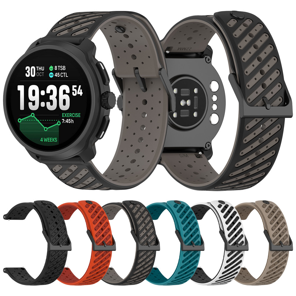 Silicone Strap 22mm For Suunto RACE 2 S/Run/Ocean/Vertical Replacement Band For Suunto 5 9 Peak Pro Wristband Bracelet