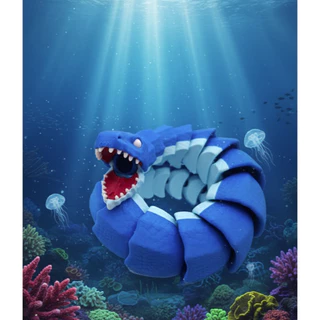 SCP 3000 Sea Searpen Articulation ของเล่น Kaiju Musuh Bloop EL maja